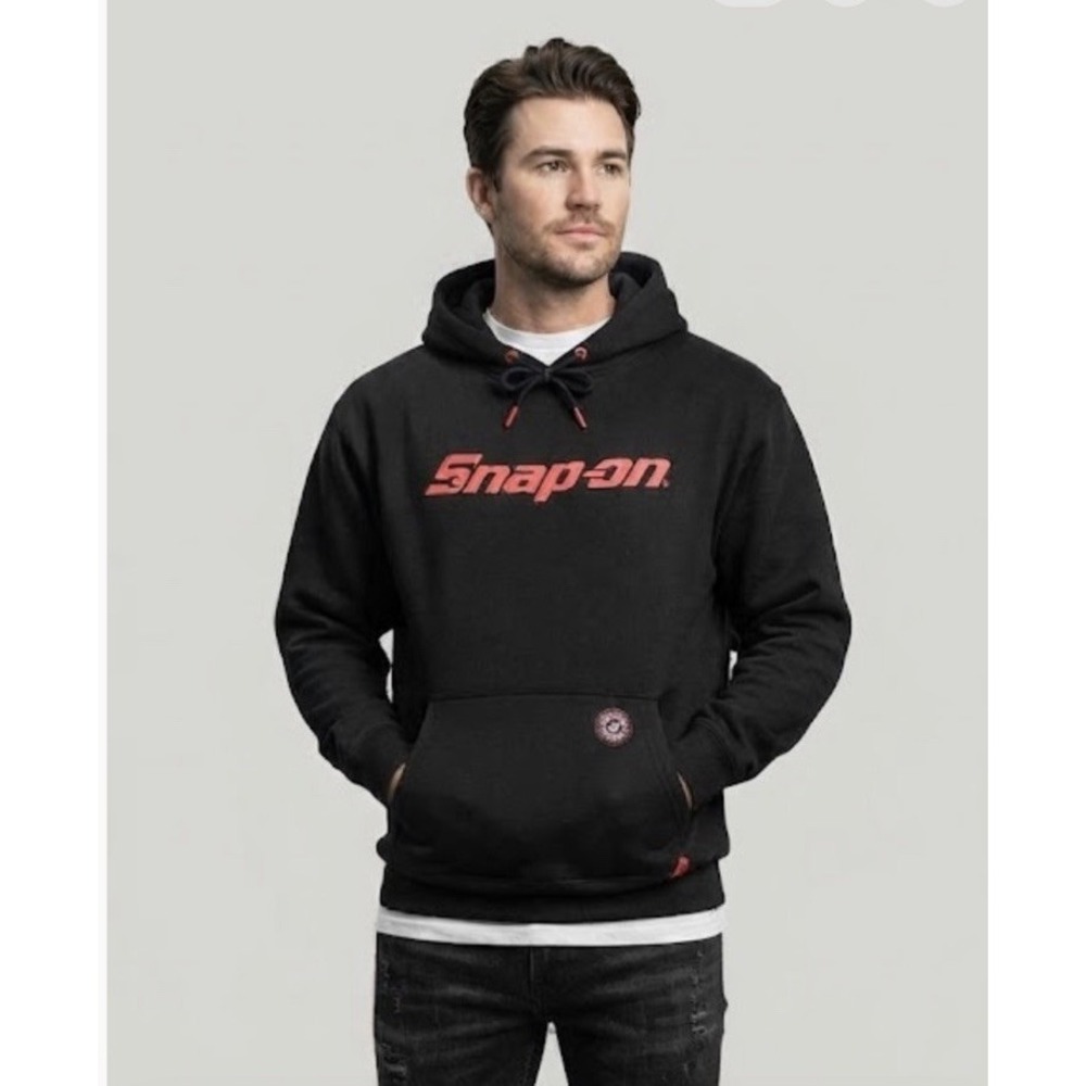 Dixxon Flannel Limited Edition "Snap-On" Pullover Hoodie Black MSRP $80 NWT XL